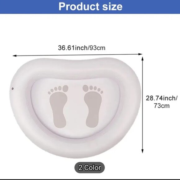 💮3/$45💮 Inflatable Pool Foot Bath - Picture 3 of 3